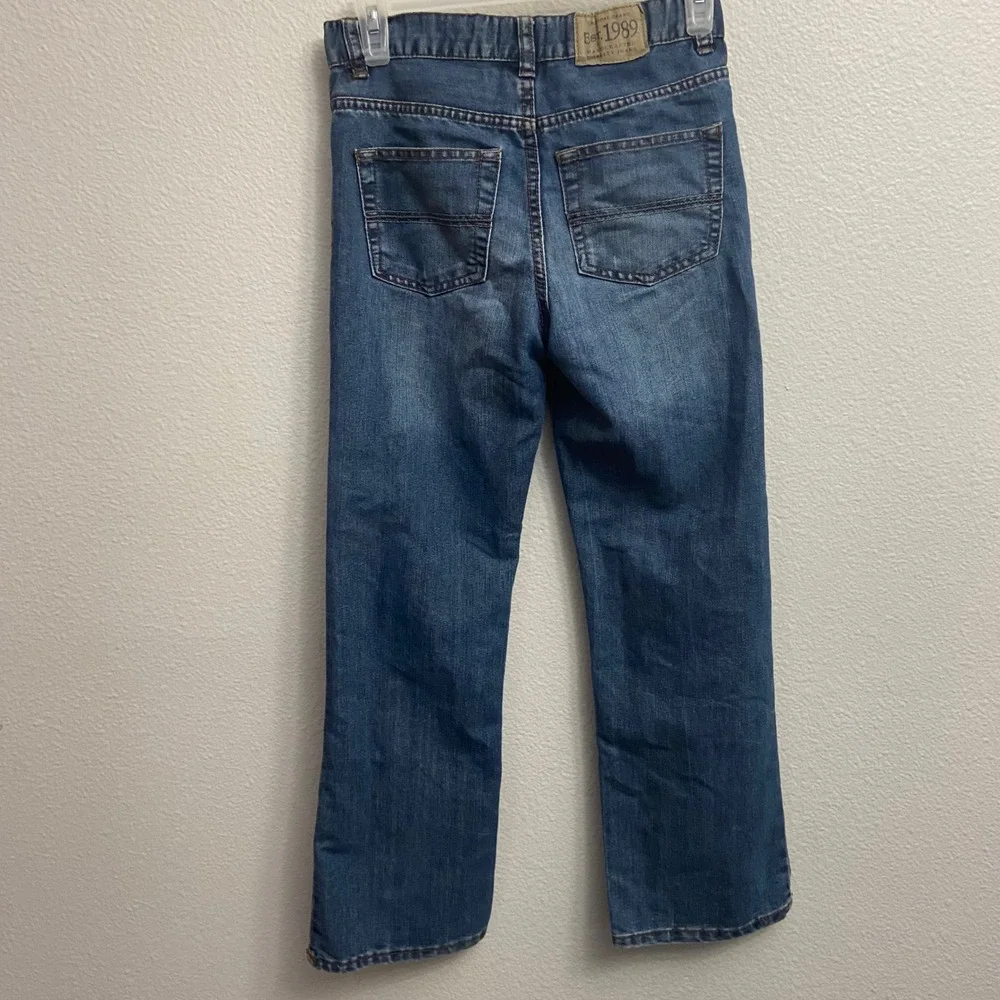 The Childrens Place Kids Girls Bootcut Jeans Blue Est 1989 Size 12 Adjustable‎